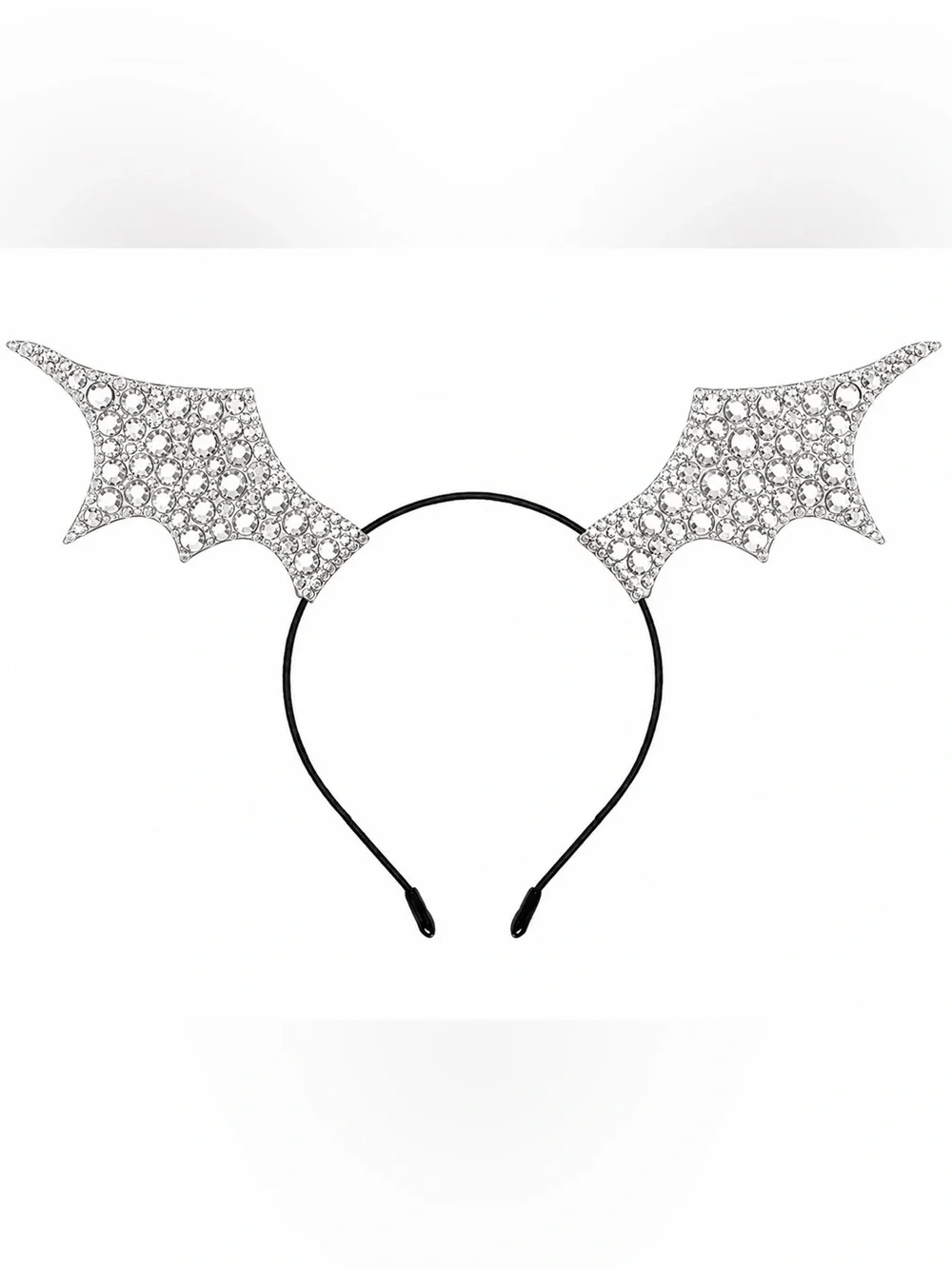 Rhinestone Crystal Diamond Bat Ears Headband New